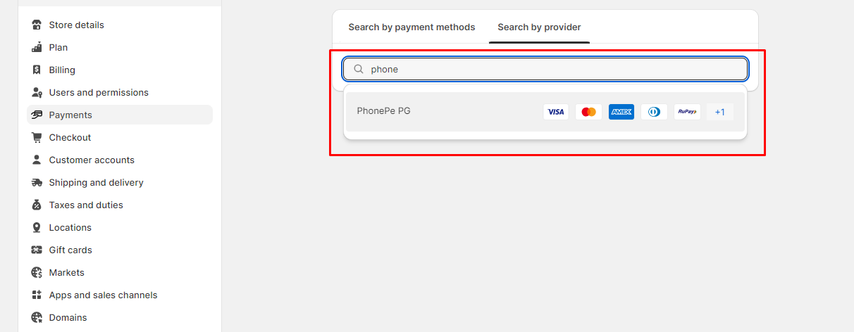 phonePe payment provider