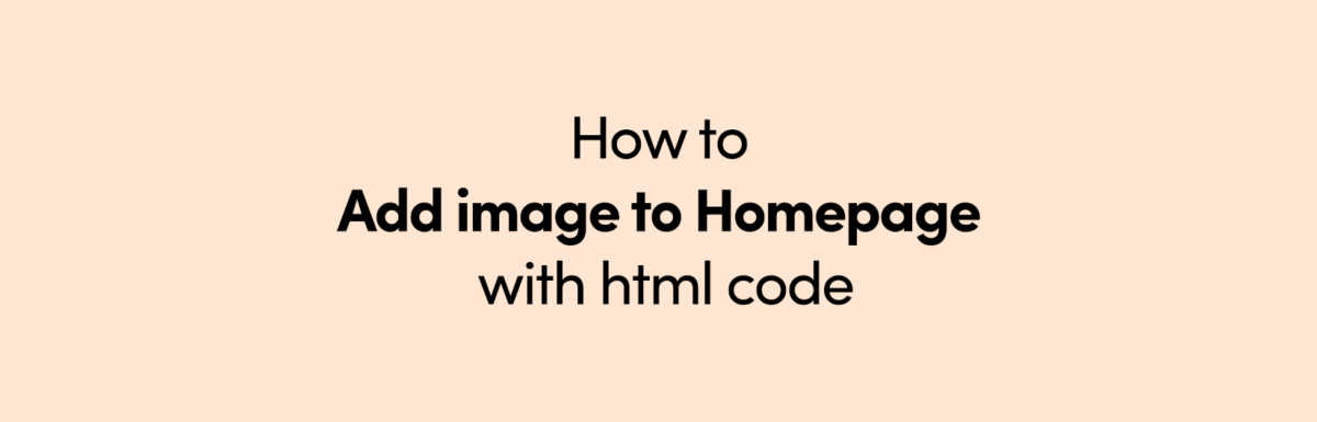 how to add image with html code