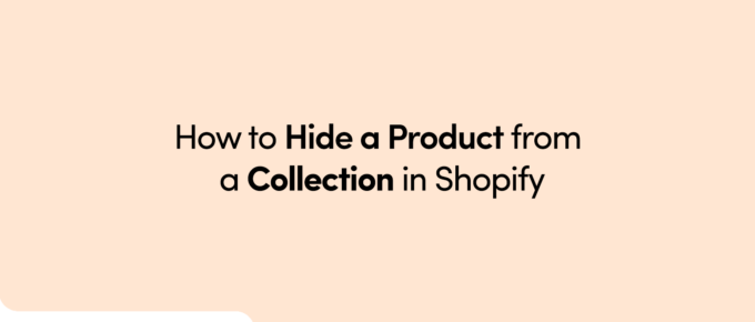 Product hide from collection page